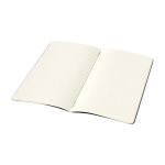 Moleskine Cahier gelijnde schrift met kartonnen kaft en binnenvak kleur zwart vijfde weergave