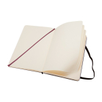 Moleskine Classic notitieboek met contactpagina in geval van verlies kleur zwart vierde weergave