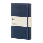 Moleskine Classic notitieboek met contactpagina in geval van verlies kleur blauw