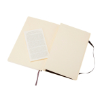 Moleskine Classic notitieboek met zachte kaft en blanco pagina’s kleur zwart derde weergave achterkant