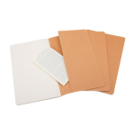 Notitieboekje met kartonnen kaft Moleskine Cahier Journal kleur bruin derde weergave