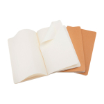 Notitieboekje met kartonnen kaft Moleskine Cahier Journal kleur bruin vierde weergave