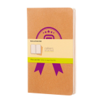 Notitieboekje met kartonnen kaft Moleskine Cahier Journal kleur bruin weergave zeefdruk