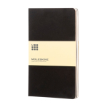 Notitieboekje met kartonnen kaft Moleskine Cahier Journal kleur zwart