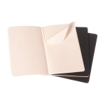Notitieboekje met kartonnen kaft Moleskine Cahier Journal kleur zwart vierde weergave