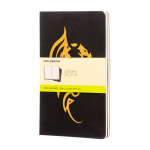 Notitieboekje met kartonnen kaft Moleskine Cahier Journal kleur zwart weergave zeefdruk
