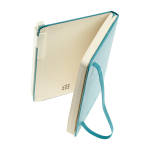 Plastic pen met rechthoekige behuizing Moleskine, zwarte inkt kleur wit derde weergave