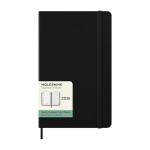 Wekelijkse agenda voor 12 maanden met harde kaft Moleskine kleur zwart