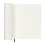 Wekelijkse agenda van leer-kleurig papier met zachte kaft Moleskine kleur zwart vijfde weergave