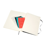 Wekelijkse agenda van leer-kleurig papier met zachte kaft Moleskine kleur zwart