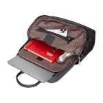 Elegante leren rugzak met urban stijl Moleskine Classic 15” kleur zwart derde weergave