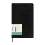 Wekelijkse planner van kunststofleer, Moleskine kleur zwart