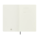Vegan XL gelijnd notitieboek met pythonlook Moleskine Vegea Boa kleur zwart tweede weergave