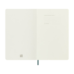 Vegan XL gelijnd notitieboek met pythonlook Moleskine Vegea Boa kleur groen tweede weergave
