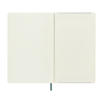 Vegan XL gelijnd notitieboek met pythonlook Moleskine Vegea Boa kleur groen vierde weergave