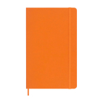 XL gelijnd notitieboek met zachte vegan Moleskine Vegea Capri kaft kleur oranje