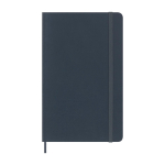 XL gelijnd notitieboek met zachte vegan Moleskine Vegea Capri kaft kleur grijsachtig blauw