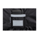 Urban roll-top rugzak met vakken Moleskine Metro 15'' kleur zwart weergave detail 2