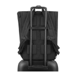 Urban roll-top rugzak met vakken Moleskine Metro 15'' kleur zwart derde weergave