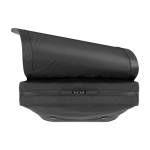 Rugzak met magneetsluiting en rits Moleskine Metro Slim 15” kleur zwart weergave detail 1