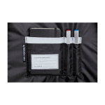 Rugzak met magneetsluiting en rits Moleskine Metro Slim 15” kleur zwart weergave detail 2