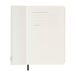 Wekelijkse pocketagenda met zachte kaft en sluiting Moleskine kleur zwart vijfde weergave