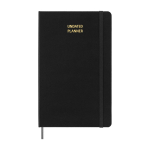 Ongedateerde weekagenda om te starten wanneer jij wilt Moleskine kleur zwart tweede weergave voorkant