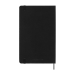 Ongedateerde weekagenda om te starten wanneer jij wilt Moleskine kleur zwart tweede weergave achterkant
