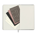 Ongedateerde weekagenda om te starten wanneer jij wilt Moleskine kleur zwart vierde weergave