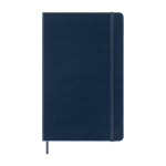 Slimme Moleskine-notitieboek om van papier naar app te kopiëren kleur blauw tweede weergave voorkant