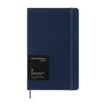 Slimme Moleskine-notitieboek om van papier naar app te kopiëren kleur blauw