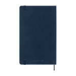 Slimme Moleskine-notitieboek om van papier naar app te kopiëren kleur blauw tweede weergave achterkant