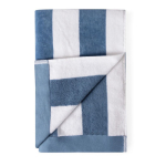 Strandhanddoek van absorberend katoen 420 g/m² en 80x160 cm kleur blauw tweede weergave