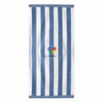 Strandhanddoek van absorberend katoen 420 g/m² en 80x160 cm kleur blauw vijfde weergave
