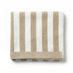 Strandhanddoek van absorberend katoen 420 g/m² en 80x160 cm kleur beige eerste weergave