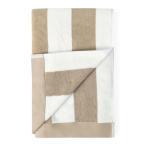 Strandhanddoek van absorberend katoen 420 g/m² en 80x160 cm kleur beige tweede weergave
