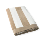 Strandhanddoek van absorberend katoen 420 g/m² en 80x160 cm kleur beige