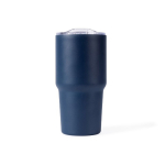 Roestvrijstalen lekvrije thermische beker met handgreep 600 ml kleur marineblauw vierde weergave