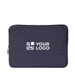 Tablethoes van nylon en polyester voor 16'' kleur marineblauw met afdrukgebied