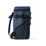 Koelrugzak met vakken en kunstleer om te personaliseren kleur marineblauw derde weergave