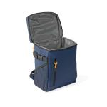 Koelrugzak met vakken en kunstleer om te personaliseren kleur marineblauw vijfde weergave