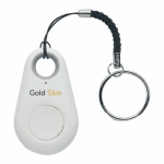 Compacte anti-verlies tracker, ideaal voor sleutels en koffers kleur wit tweede weergave