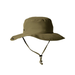 Verstelbare avonturenhoed in safaristijl van nylon en polyester kleur groen