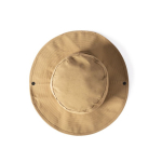 Verstelbare avonturenhoed in safaristijl van nylon en polyester kleur camel tweede weergave