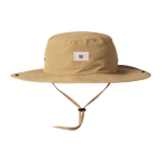 Verstelbare avonturenhoed in safaristijl van nylon en polyester kleur camel gedetailleerde weergave