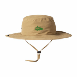Verstelbare avonturenhoed in safaristijl van nylon en polyester kleur camel gedetailleerde weergave 2