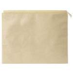 Middelgrote papieren shopper met lange hengsels kleur bruin derde weergave