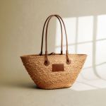 Middelgrote papieren shopper met lange hengsels kleur bruin zesde weergave