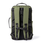 Laptoprugzak met meerdere compartimenten 16'' kleur groen vierde weergave