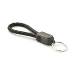 Snellaad-sleutelhangerkabel met type USB-C kleur zwart eerste weergave